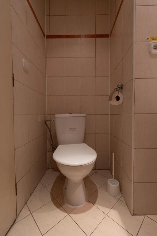 Koupelna v ubytování Hotel Slovakia