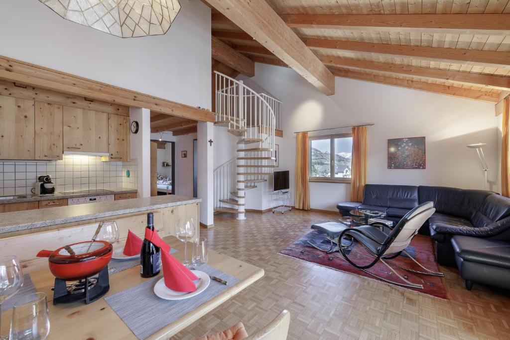 Kuchyň nebo kuchyňský kout v ubytování Pütvia E6