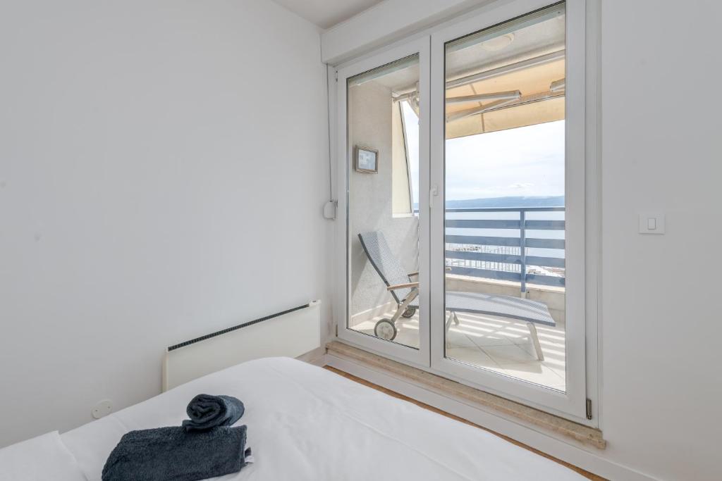 Posteľ alebo postele v izbe v ubytovaní Apartment Stiv Luxe