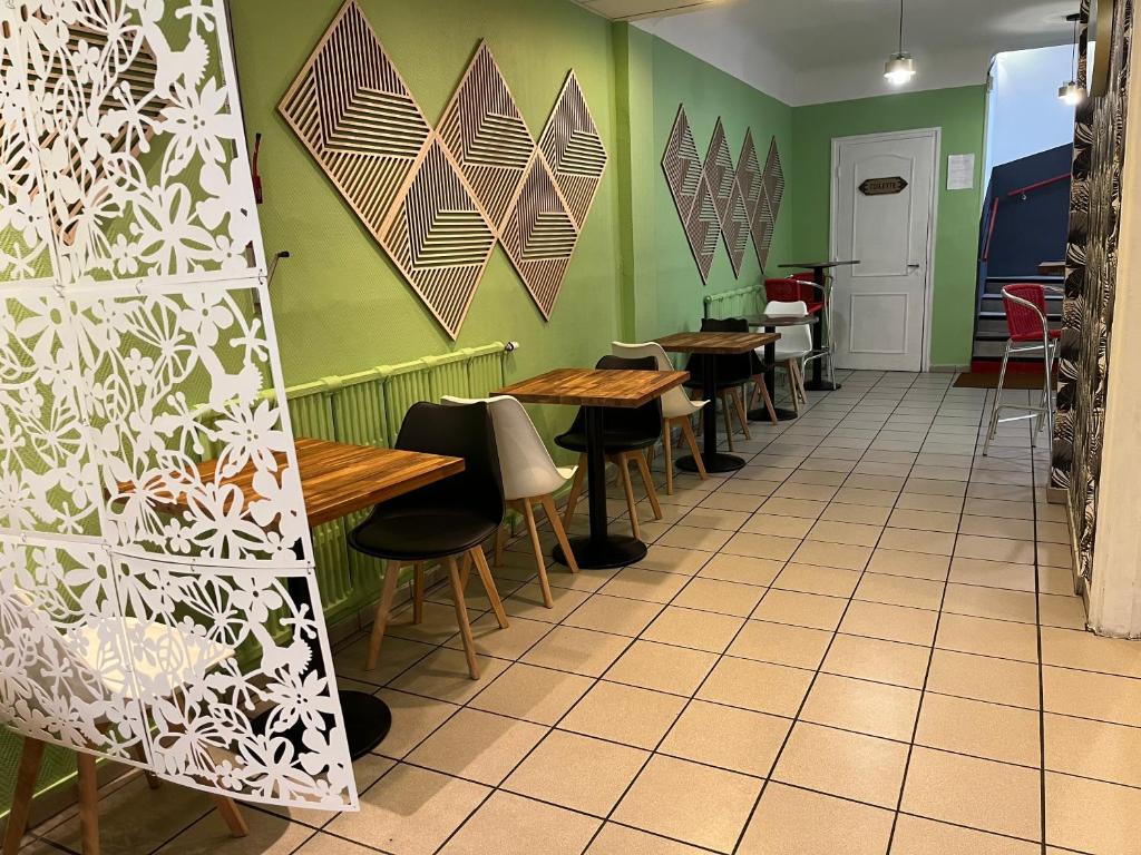 Restaurace v ubytování Hotel Au Spatial