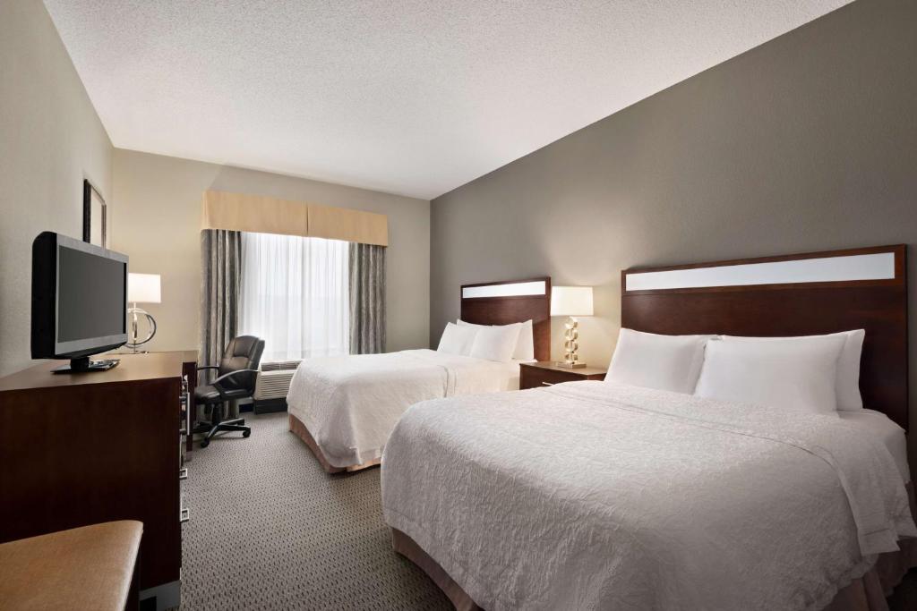 Hampton Inn & Suites - Mansfield - Kamer Met 2 Queensize Bedden – Niet-roken