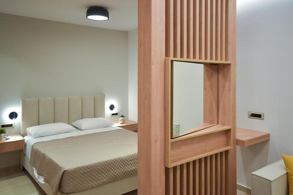Postel nebo postele na pokoji v ubytování Almy Beach Hotel