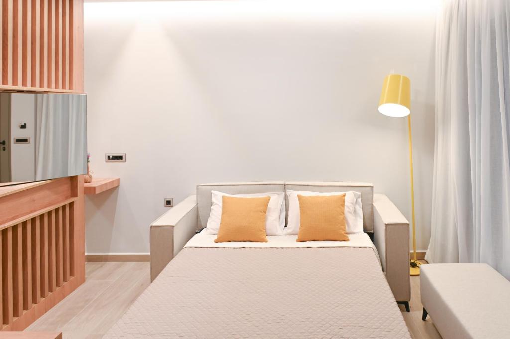Postel nebo postele na pokoji v ubytování Almy Beach Hotel
