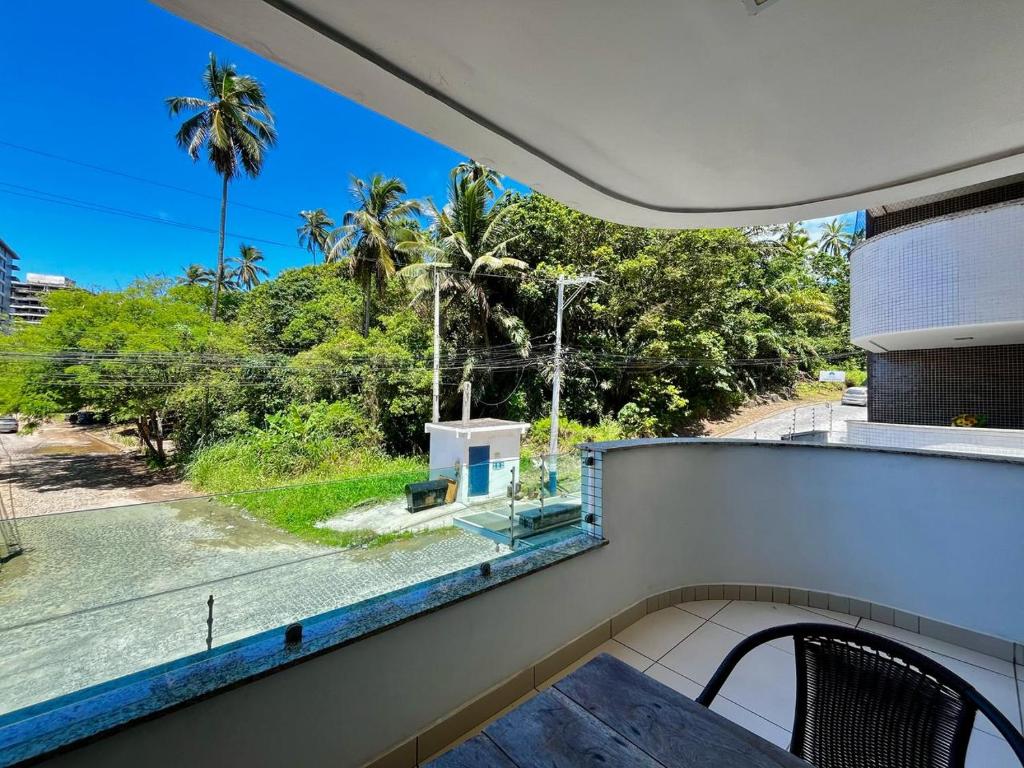 Μπαλκόνι ή βεράντα στο Residencial Capitães de Areia