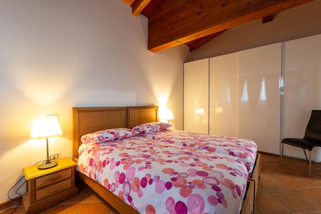 Postel nebo postele na pokoji v ubytování Massa Vecchia