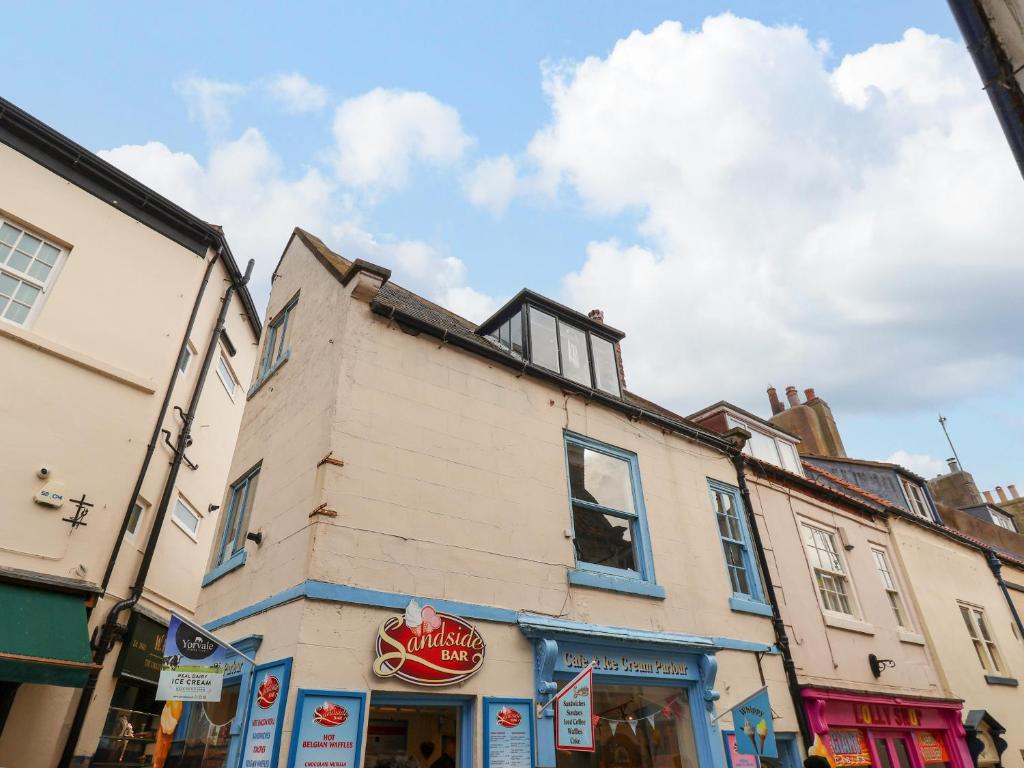 a building on the side of a street at Caedmon's Rest in Whitby