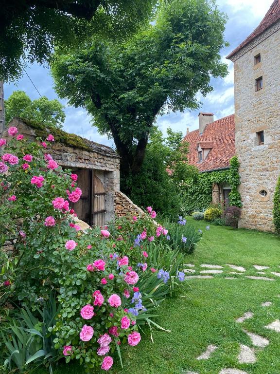 Zahrada ubytování Manoir de Rieuzal