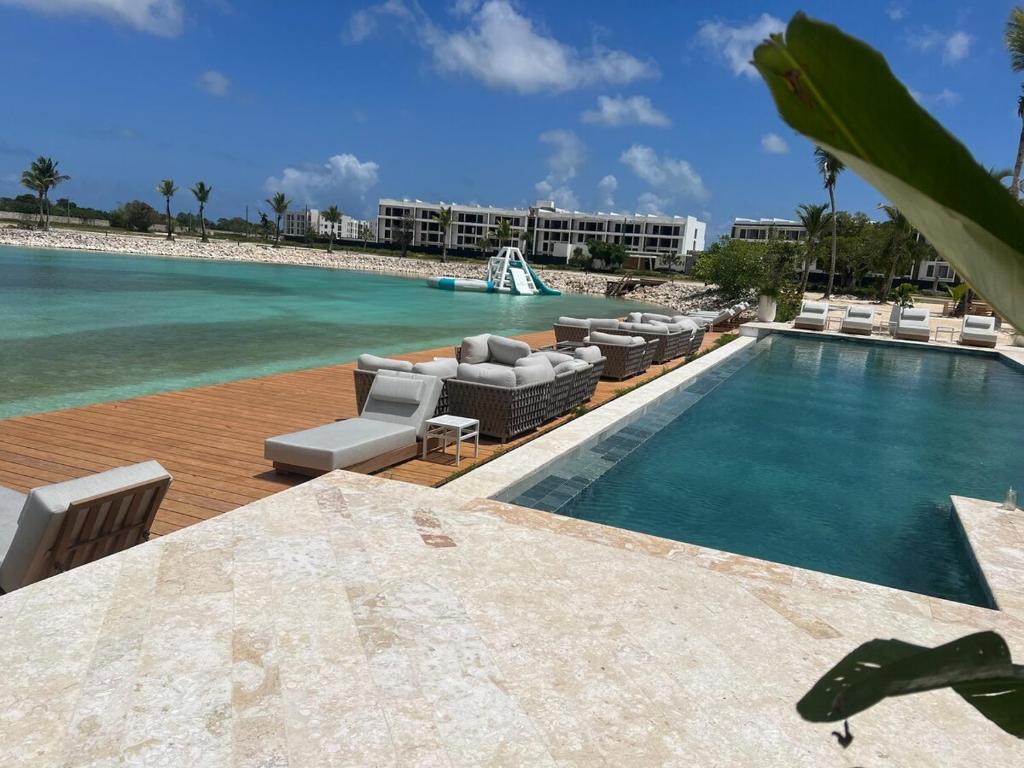 Πισίνα στο ή κοντά στο cozy apartment