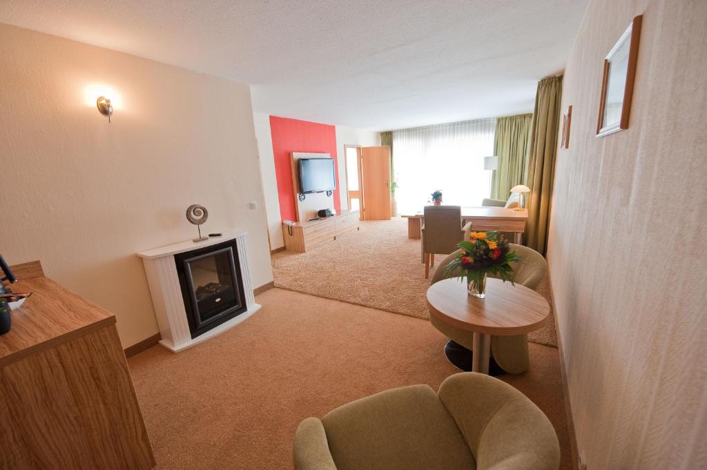 Posezení v ubytování Hotel Am Alten Strom