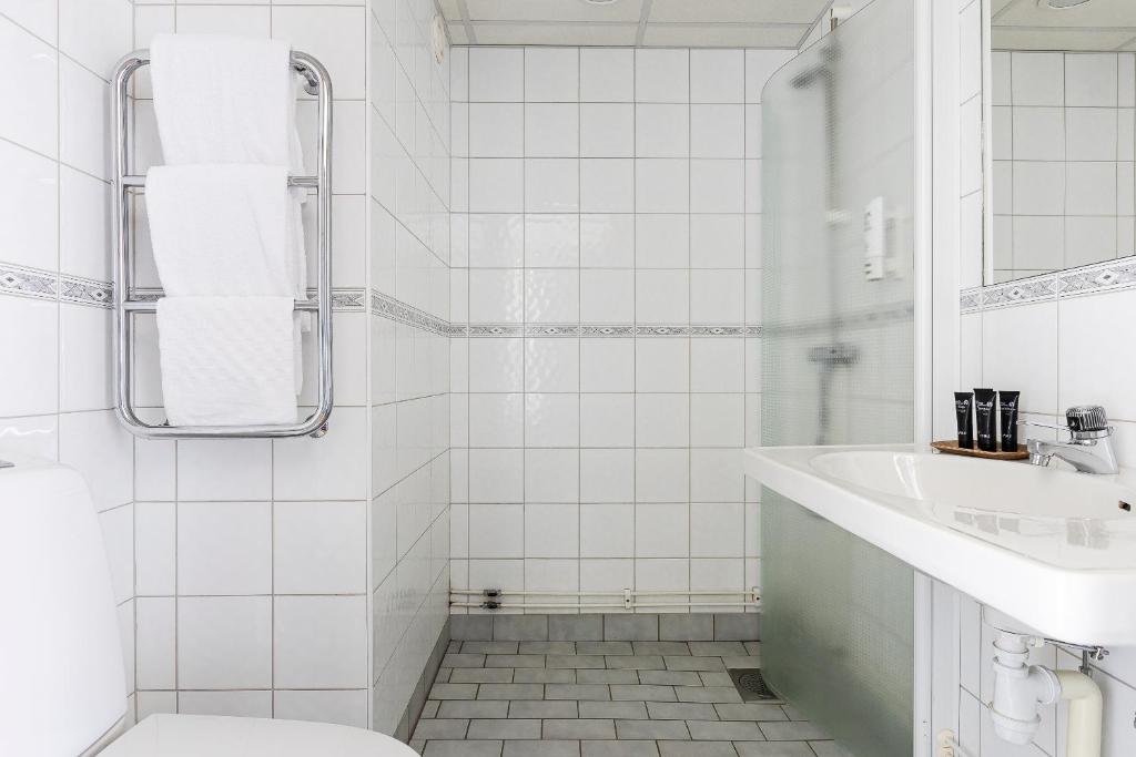 Koupelna v ubytování Quality Hotel Sundsvall