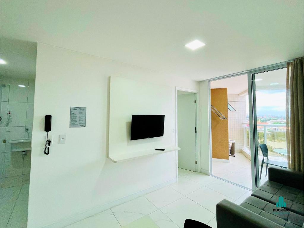 TV a/nebo společenská místnost v ubytování Aquarius Residence