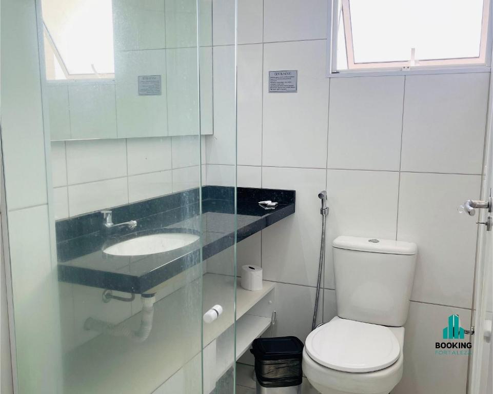 Koupelna v ubytování Aquarius Residence