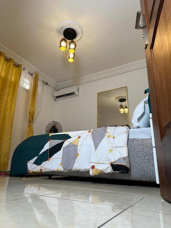 Ruang duduk di Résidence Assoué