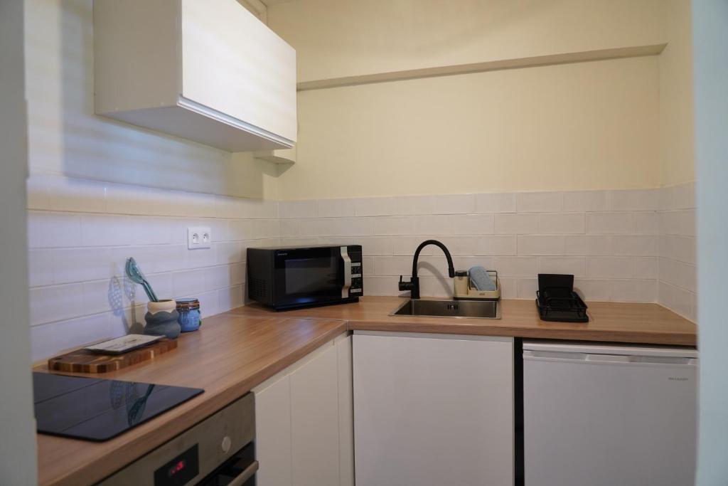 Kuchyň nebo kuchyňský kout v ubytování Merosa Maison Remissis