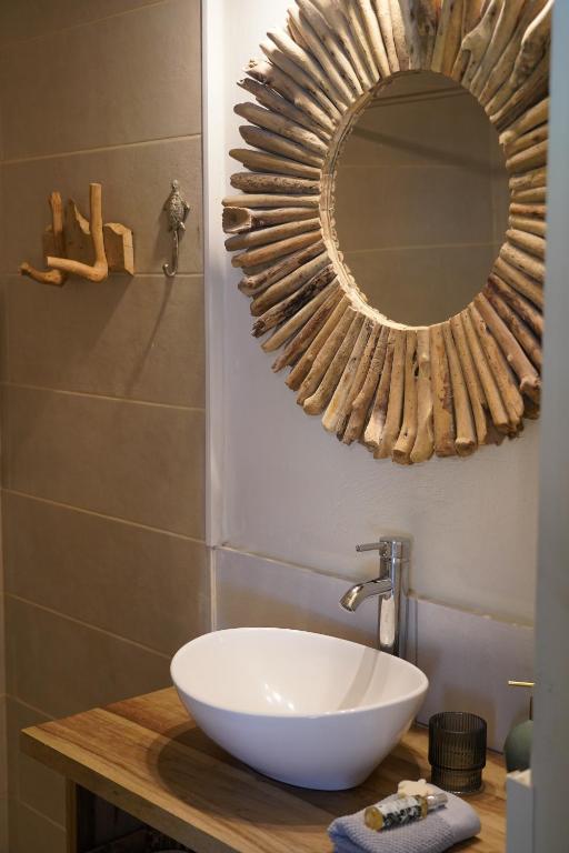 Koupelna v ubytování Merosa Maison Remissis