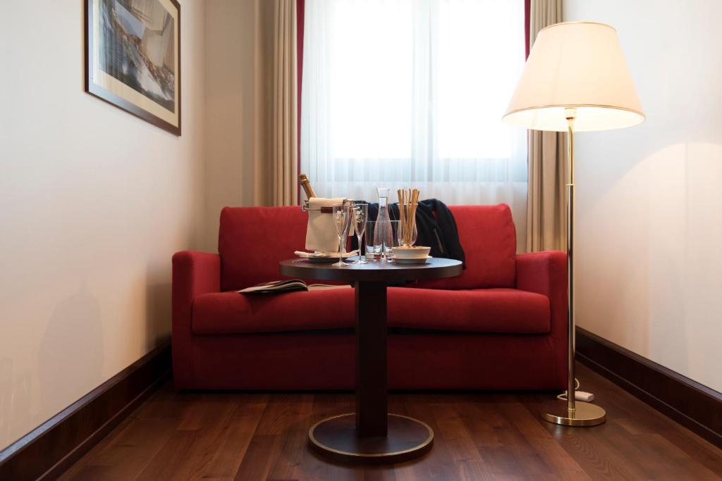 Posezení v ubytování Bad Horn - Hotel & Spa
