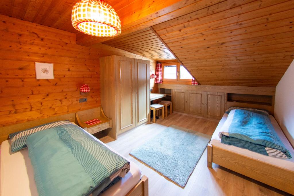 Postel nebo postele na pokoji v ubytování Appartment Lanz