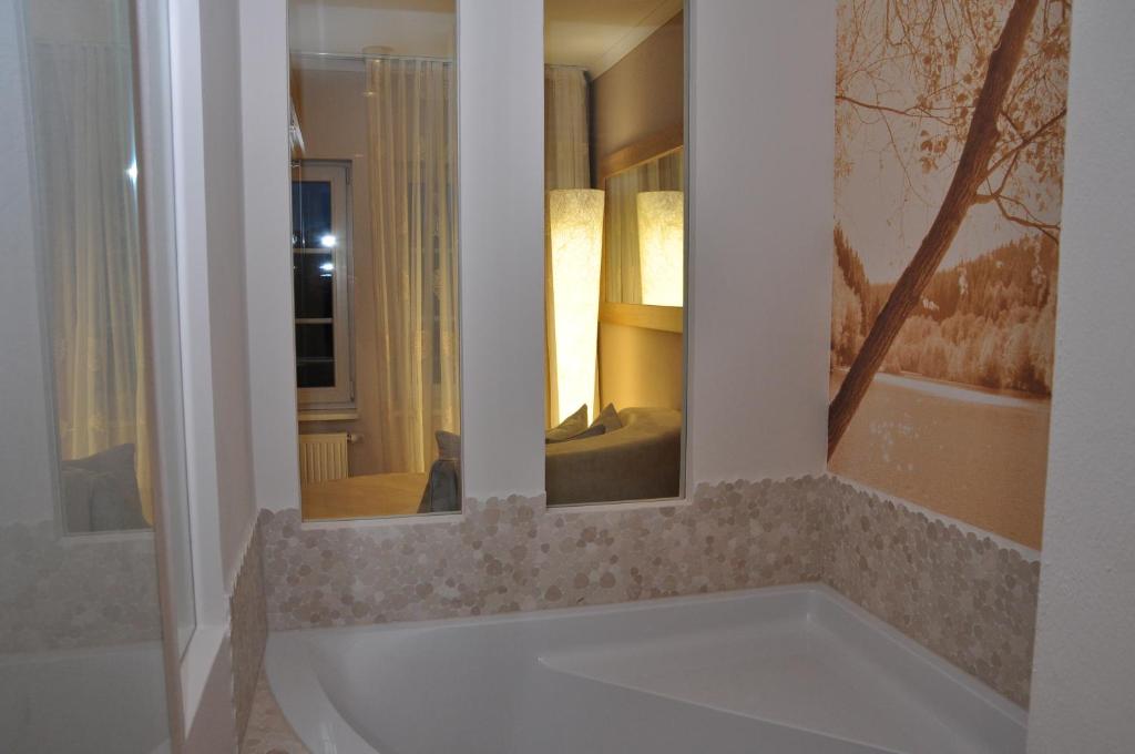 Koupelna v ubytování Hotel Sauerländer Hof