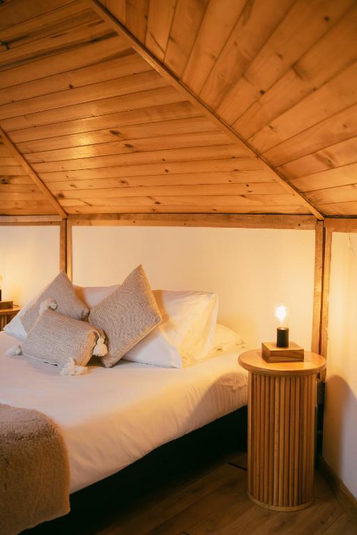 Glamping Lumbreにあるベッド