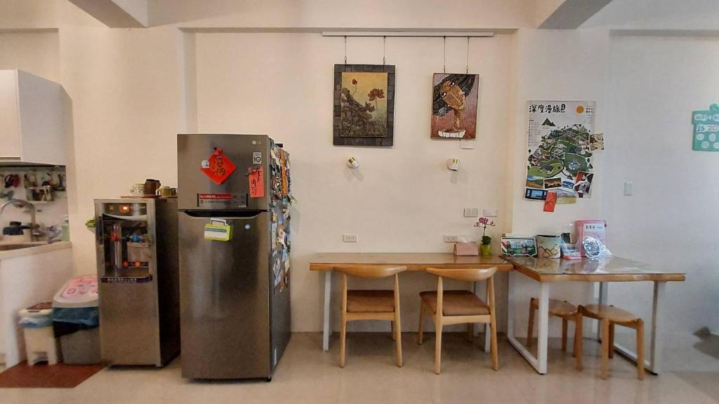 Kuchyň nebo kuchyňský kout v ubytování Bliss Inn
