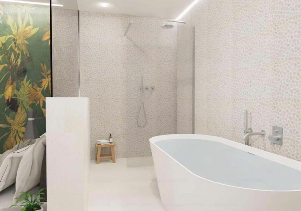 Koupelna v ubytování WEGA Hotel Verona