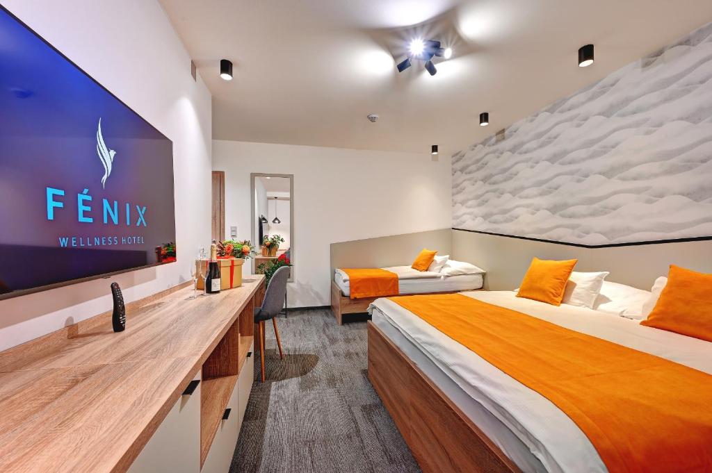 Wellness Hotel Fénix - Chambre Triple Avec Vue Sur Montagne