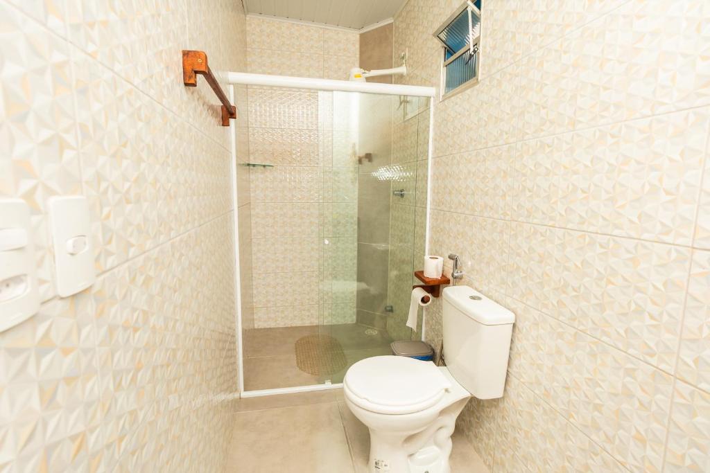 Koupelna v ubytování Pousada Villa Kai