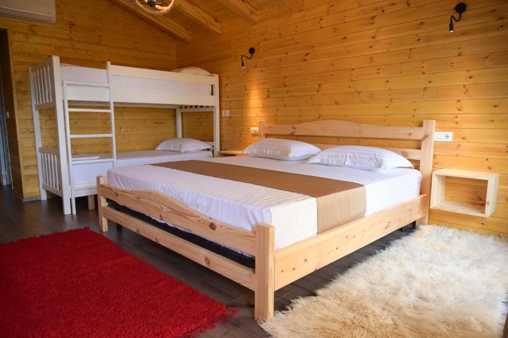 Postel nebo postele na pokoji v ubytování Hotel Villa Linda