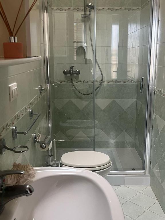 Koupelna v ubytování B&B Villa Striari
