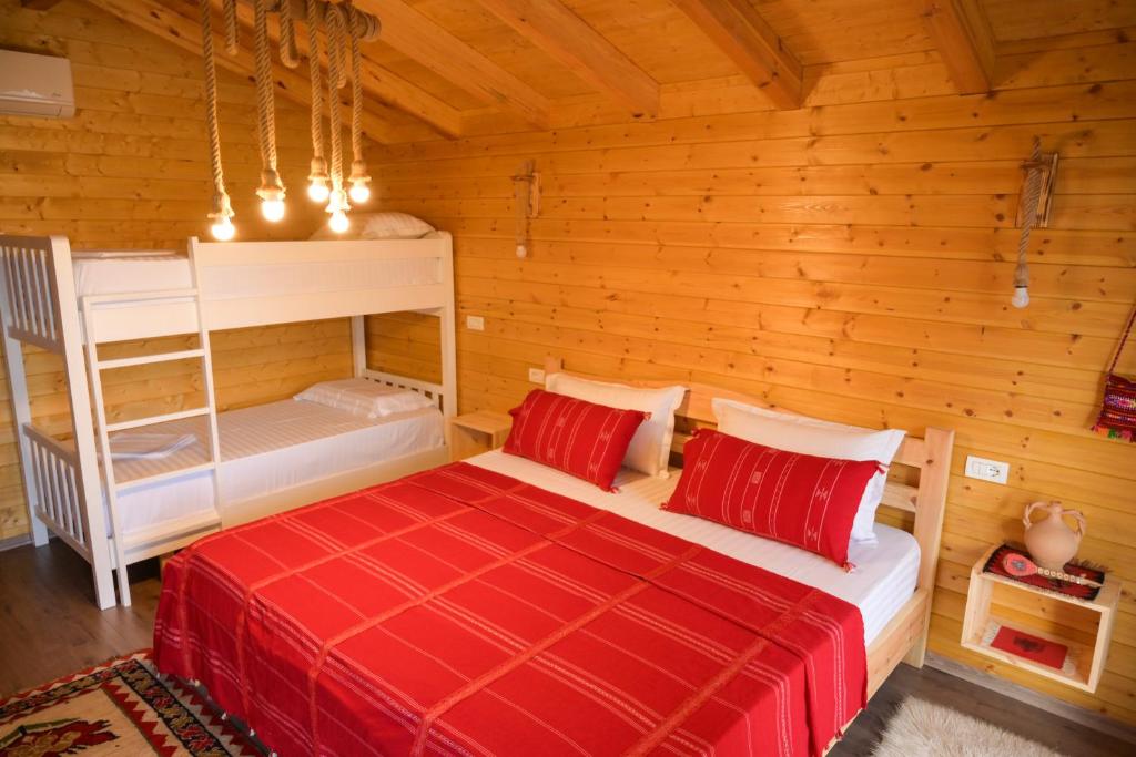 Postel nebo postele na pokoji v ubytování Hotel Villa Linda