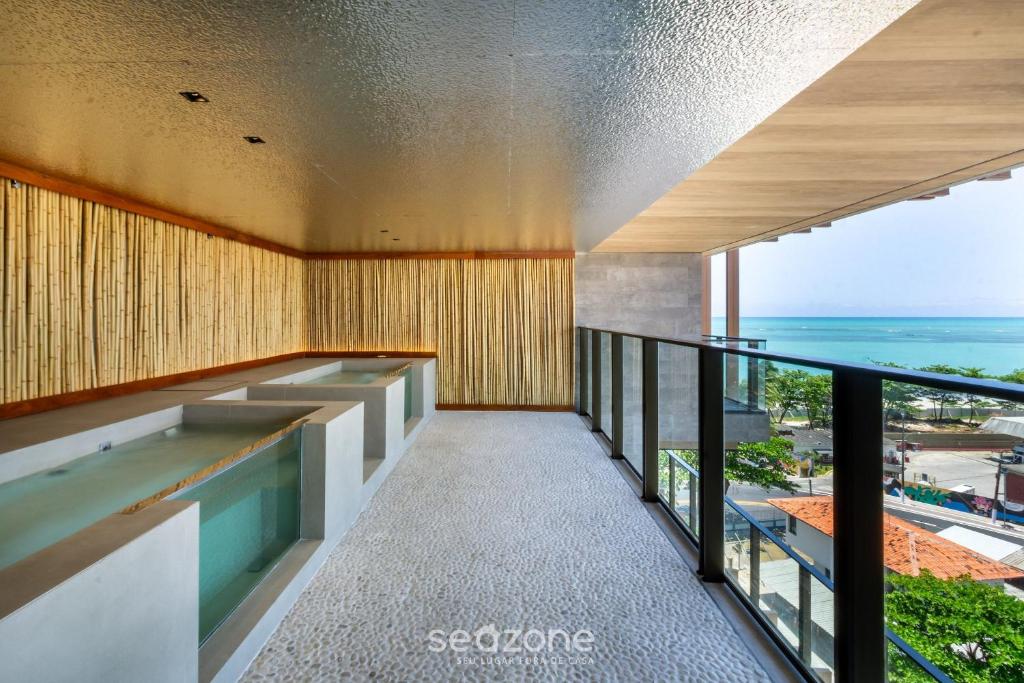 Balkón nebo terasa v ubytování NWTs - Estúdios com Vista Lateral Mar em Maceió
