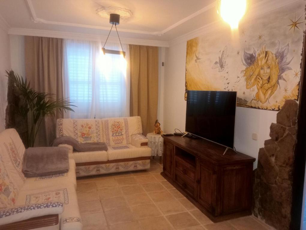 Χώρος καθιστικού στο El Rincón de ca' Miguel