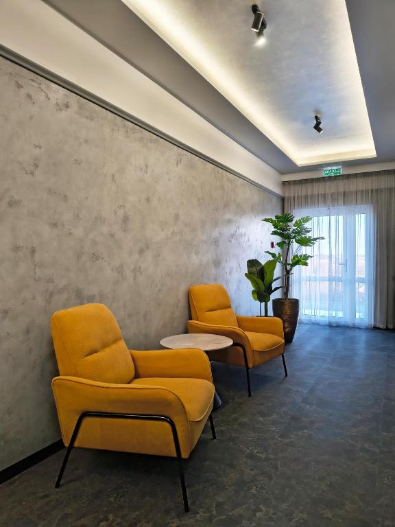 Posezení v ubytování Mini Hotel on Brovarskaya