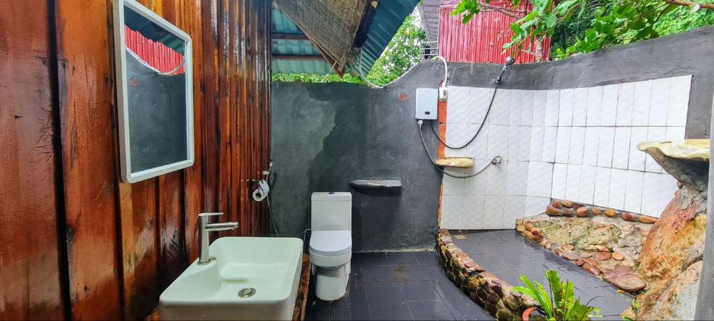 Koupelna v ubytování Europe Enchanted Bungalow Koh Rong