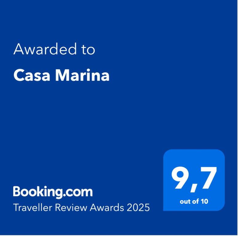 Certifikát, hodnocení, plakát nebo jiný dokument vystavený v ubytování Casa Marina