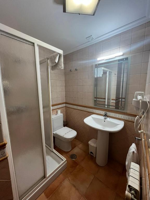 Kúpeľňa v ubytovaní Hotel Casa Alberto