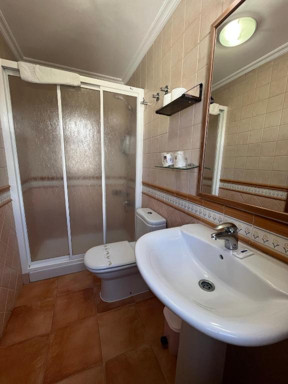 Kúpeľňa v ubytovaní Hotel Casa Alberto