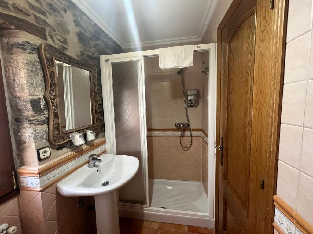 Kúpeľňa v ubytovaní Hotel Casa Alberto