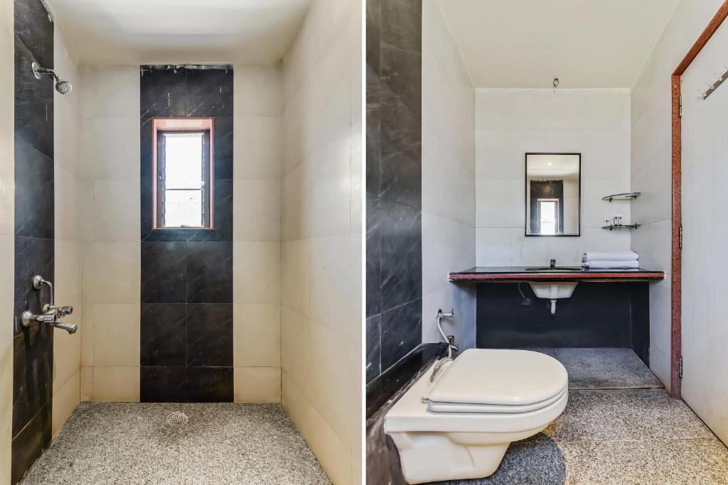 Koupelna v ubytování Hotel O Sachin Residency