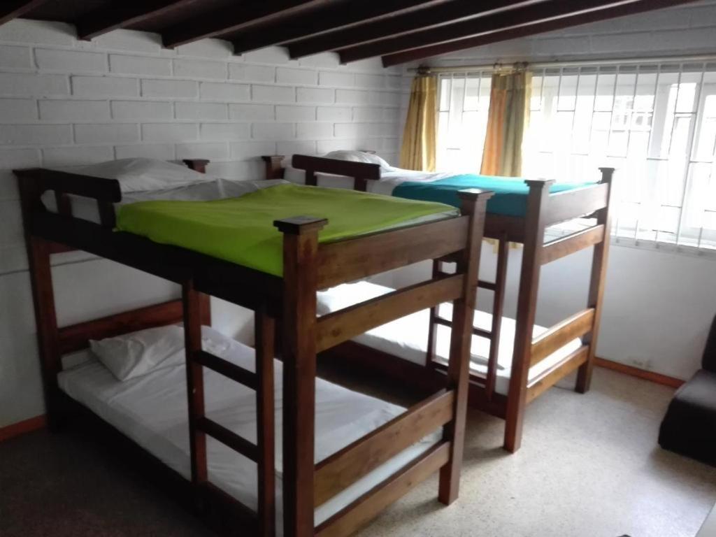 Postel nebo postele na pokoji v ubytování hostel spring city