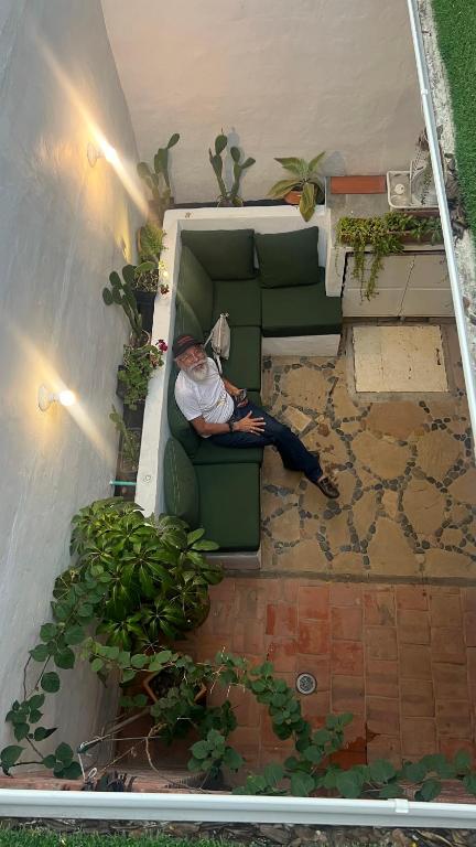 Posezení v ubytování Casa Quintanilla Barichara