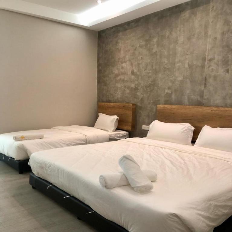 Postel nebo postele na pokoji v ubytování Saradise Point Stay