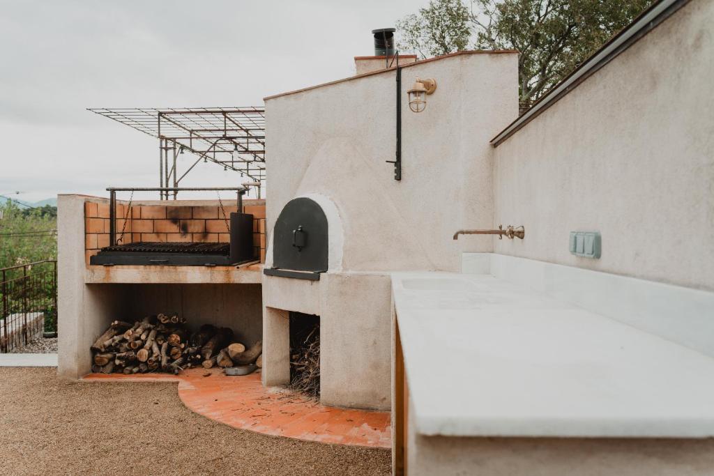 Balkón nebo terasa v ubytování El Riad de l'Empordà