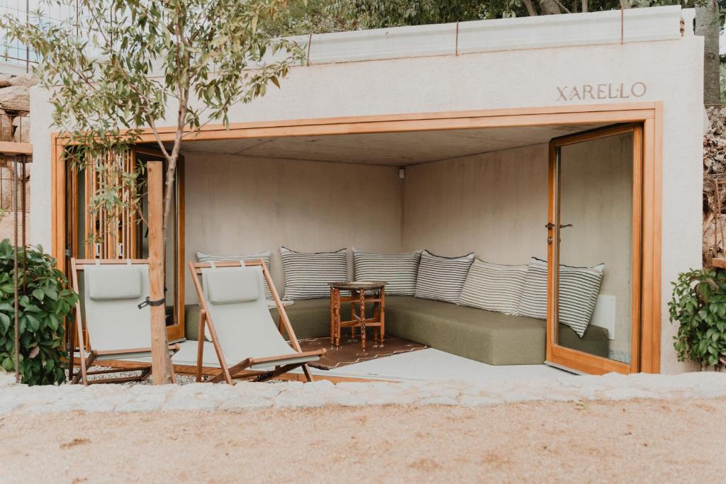 Posezení v ubytování El Riad de l'Empordà