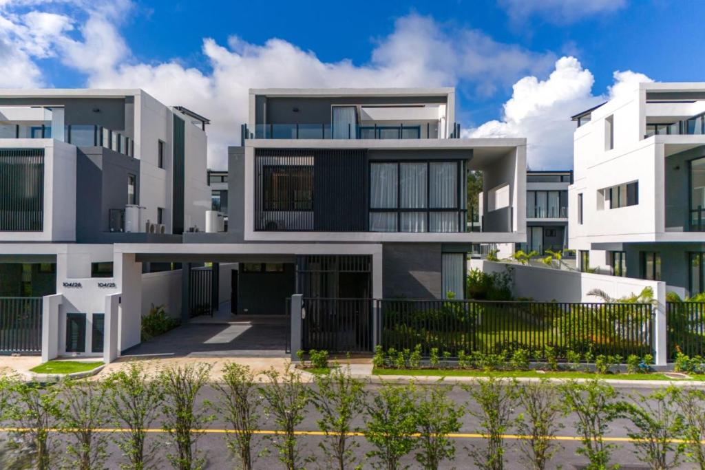an image of a house with white buildings at 5bdr pool villa in Laguna Park 2 in Phuket