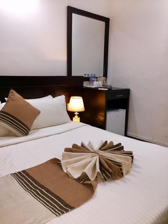 Postel nebo postele na pokoji v ubytování Motel VIP