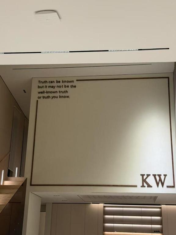 a large white screen on top of a building at Luxury Private Villa Resort -KW in Nathon Bay