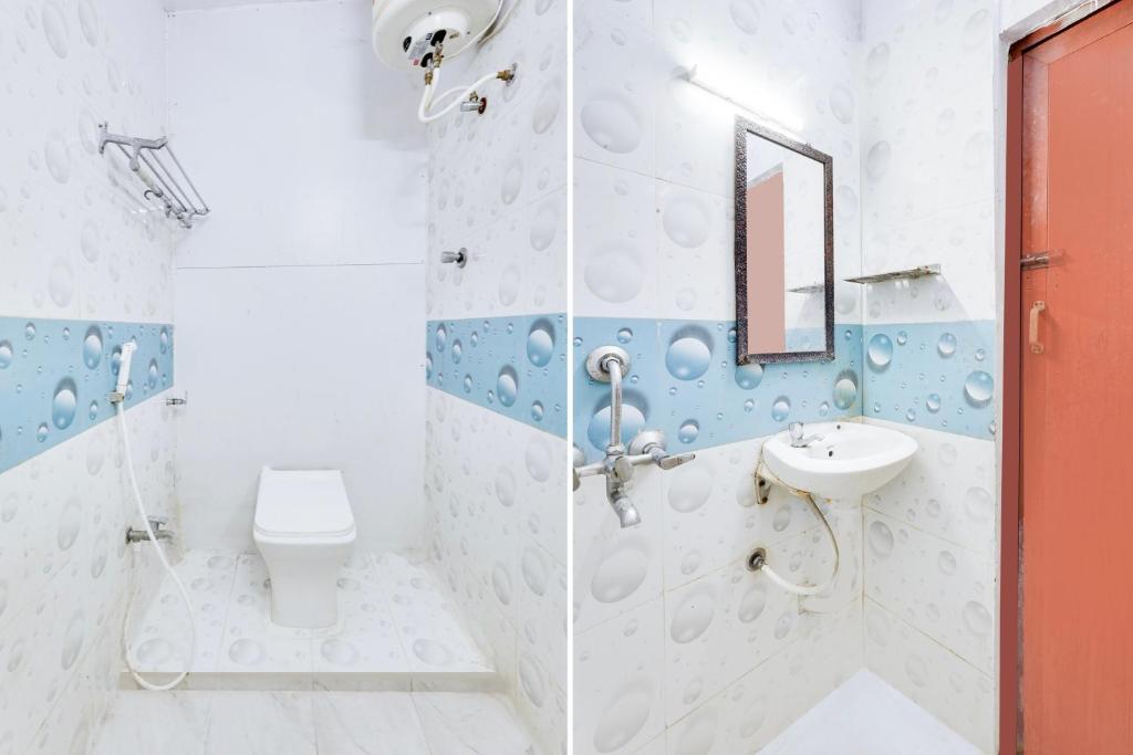 Koupelna v ubytování Super Hotel O ECR Chennai Kanathur