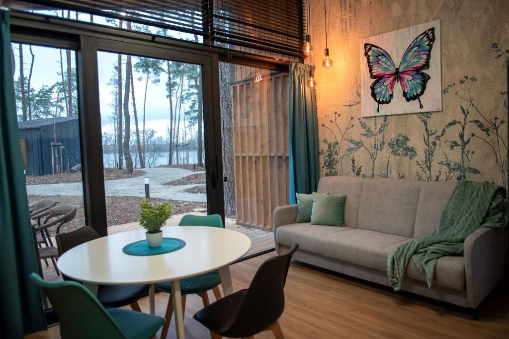 O zonă de relaxare la Resort&Camp Lusówko