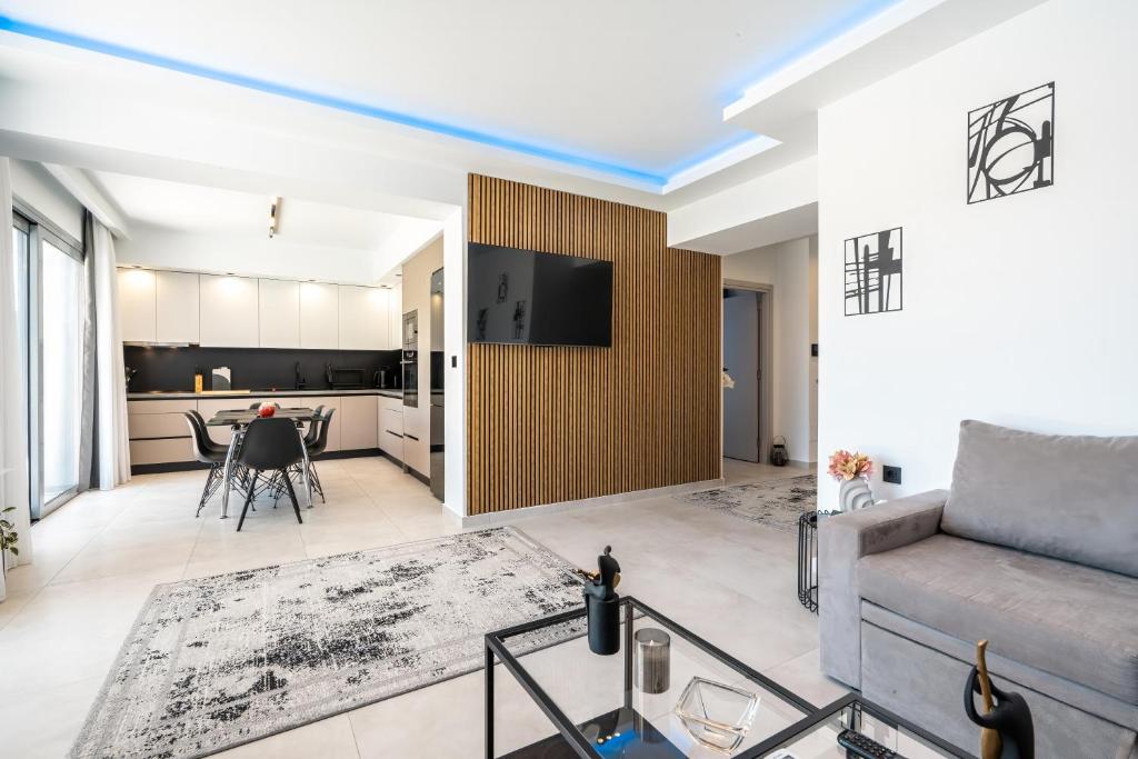 Kuchyň nebo kuchyňský kout v ubytování M&B Luxury Villa